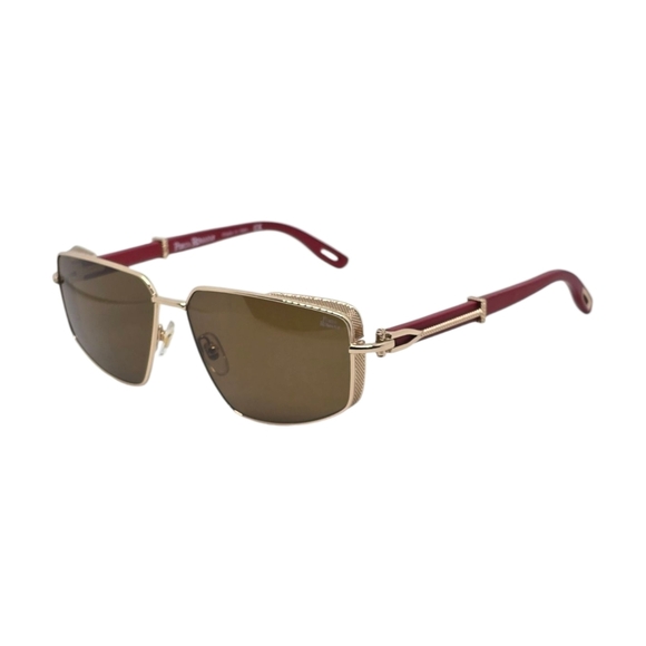 Porta Romana Gold and Brown Sunglasses - Picture 3 of 8